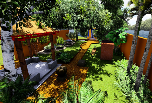 RESIDENTIAL LANDSCAPE DESIGN  PROJECT @ BATTARAMULLA ,